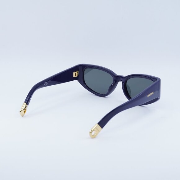 Jacquemus GALA JAC/5 C4 Sunglasses Navy Blue Cat Eye Frame, Grey Lenses main image 8